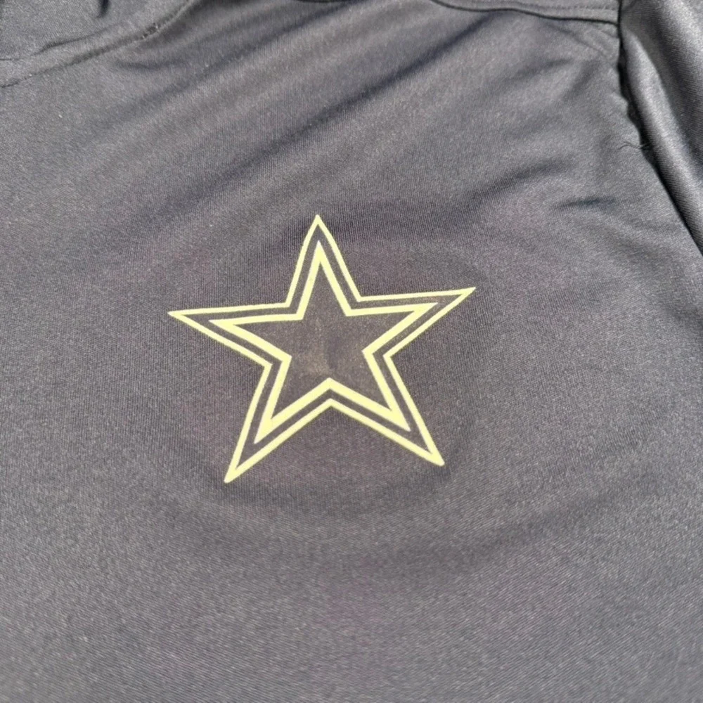 NFL Dallas Cowboys Pullover Mens Large Navy Blue 1/4 Zip New Era Fan Gear